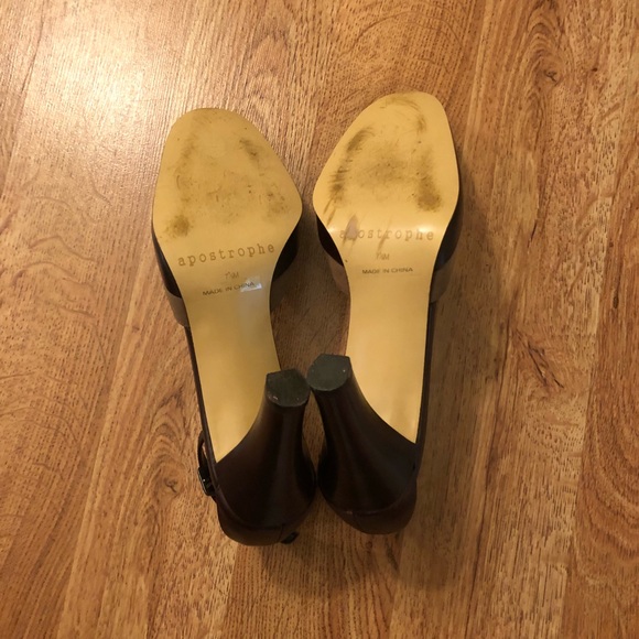 ☀️SALE! Brown leather heels - Picture 5 of 6